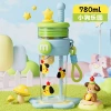 Plastic cup, large-capacity straw water cup for girls, high appearance level for students, new summer outdoor portable high-temperature resistant water cup Application Scenario